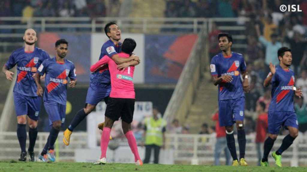 Mumbai City FC celebrate