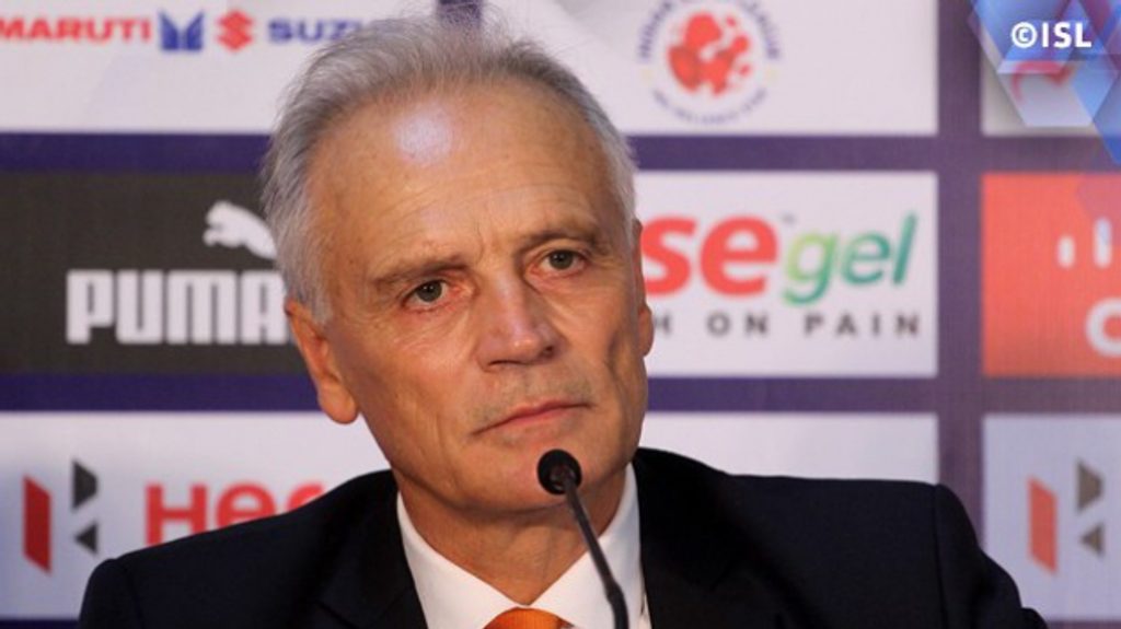 FC Pune City head coach Franco Colomba FC Pune City head coach Franco Colomba
