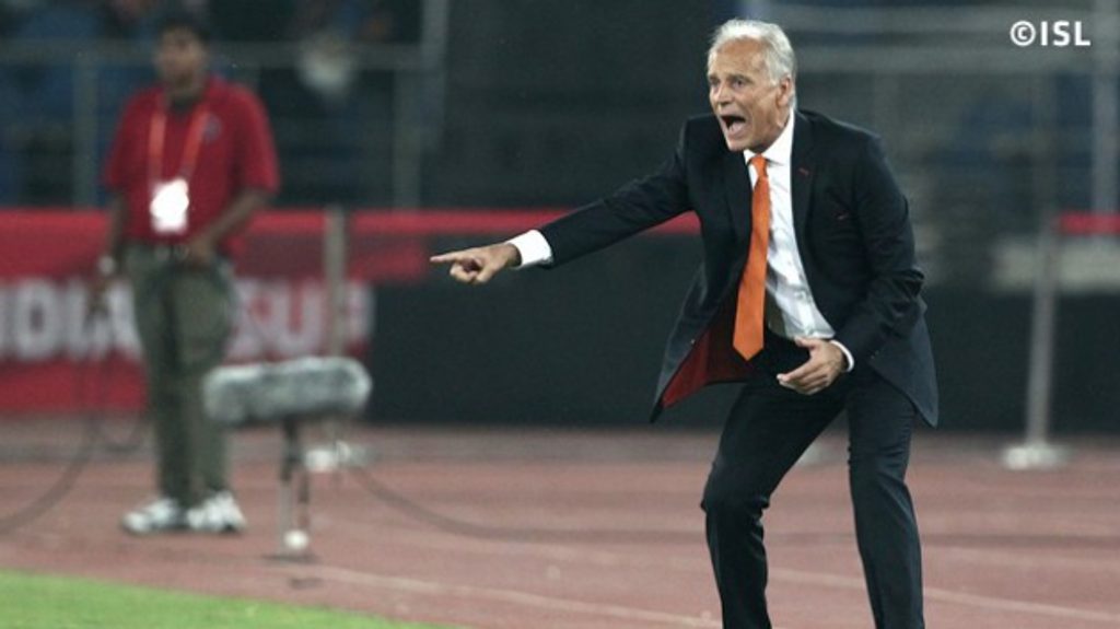 FC Pune City head coach Franco Colomba FC Pune City head coach Franco Colomba