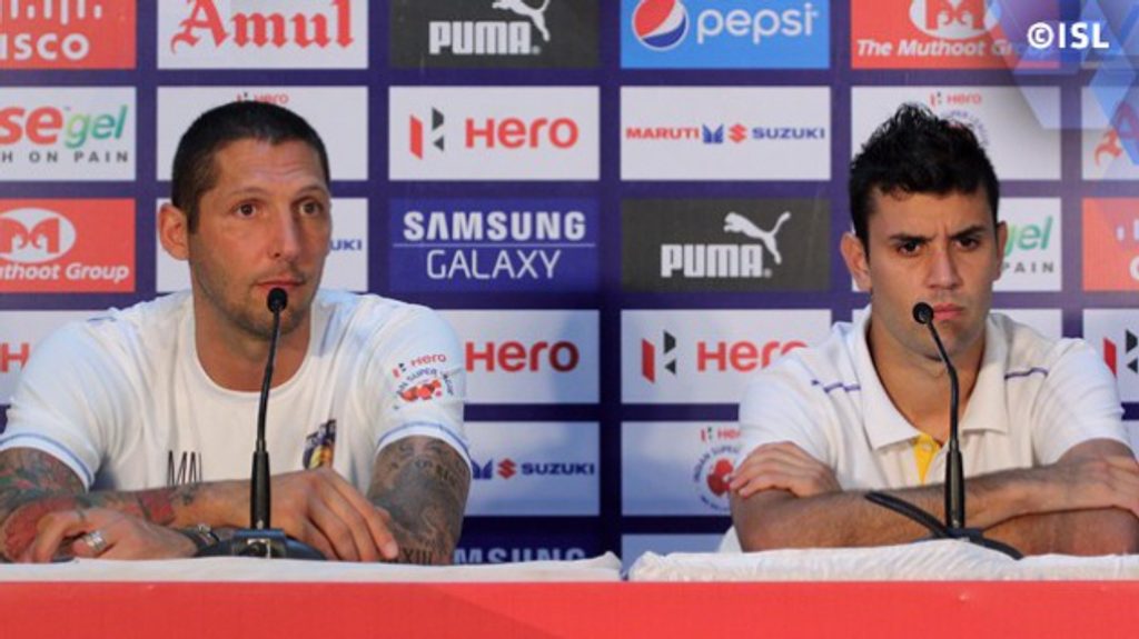 Marco  Materazzi and Bruno Pelissari