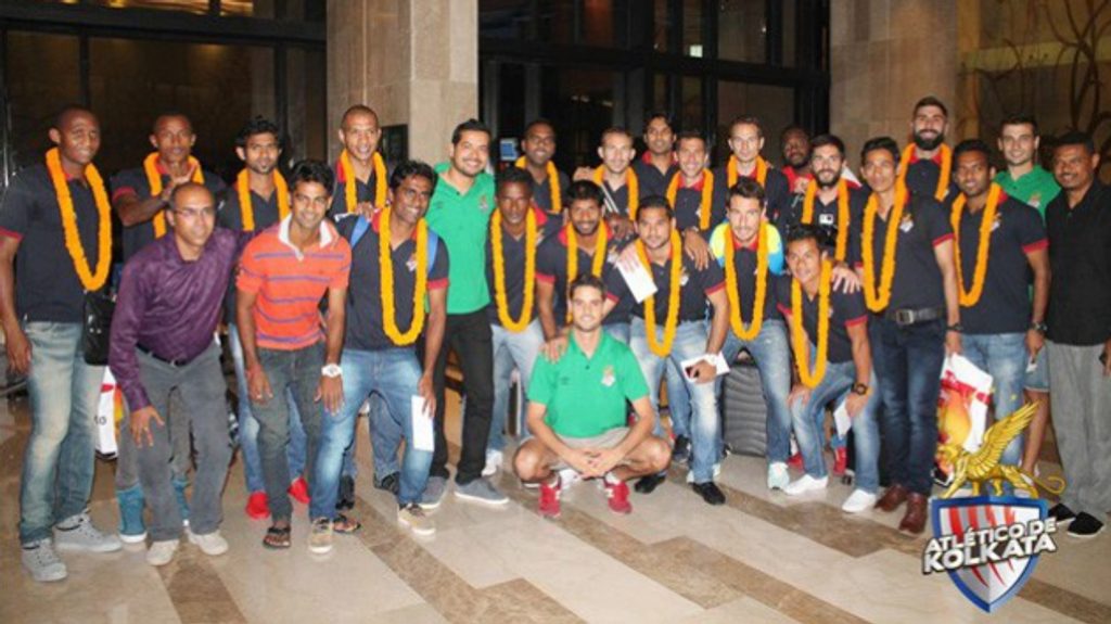 Atlético de Kolkata return home Atlético de Kolkata return home