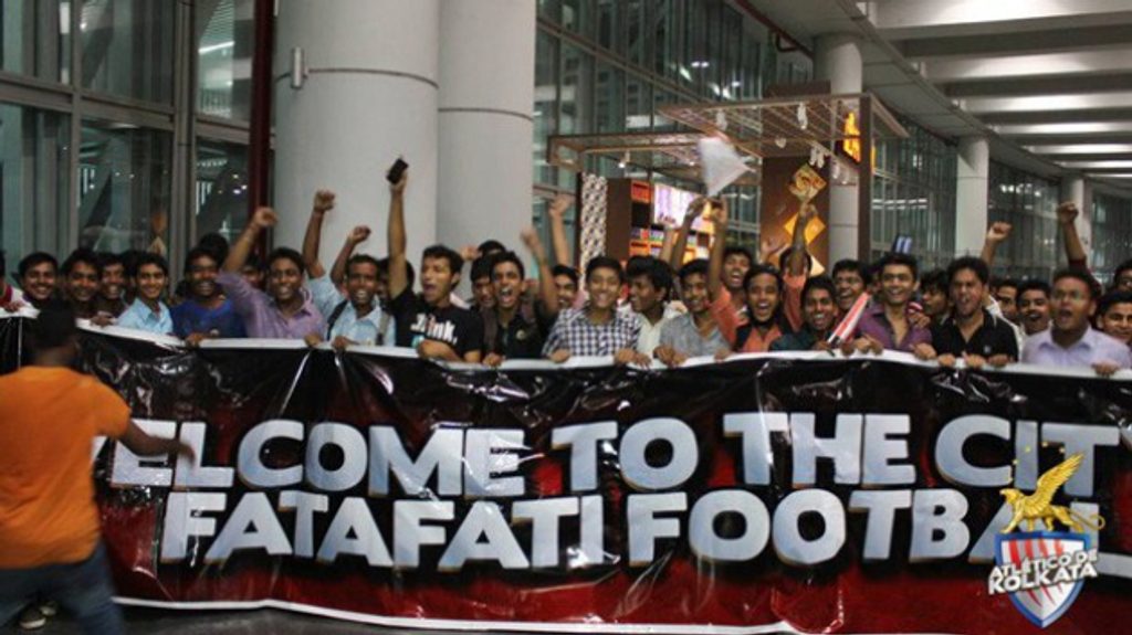 Atlético de Kolkata return home Atlético de Kolkata return home